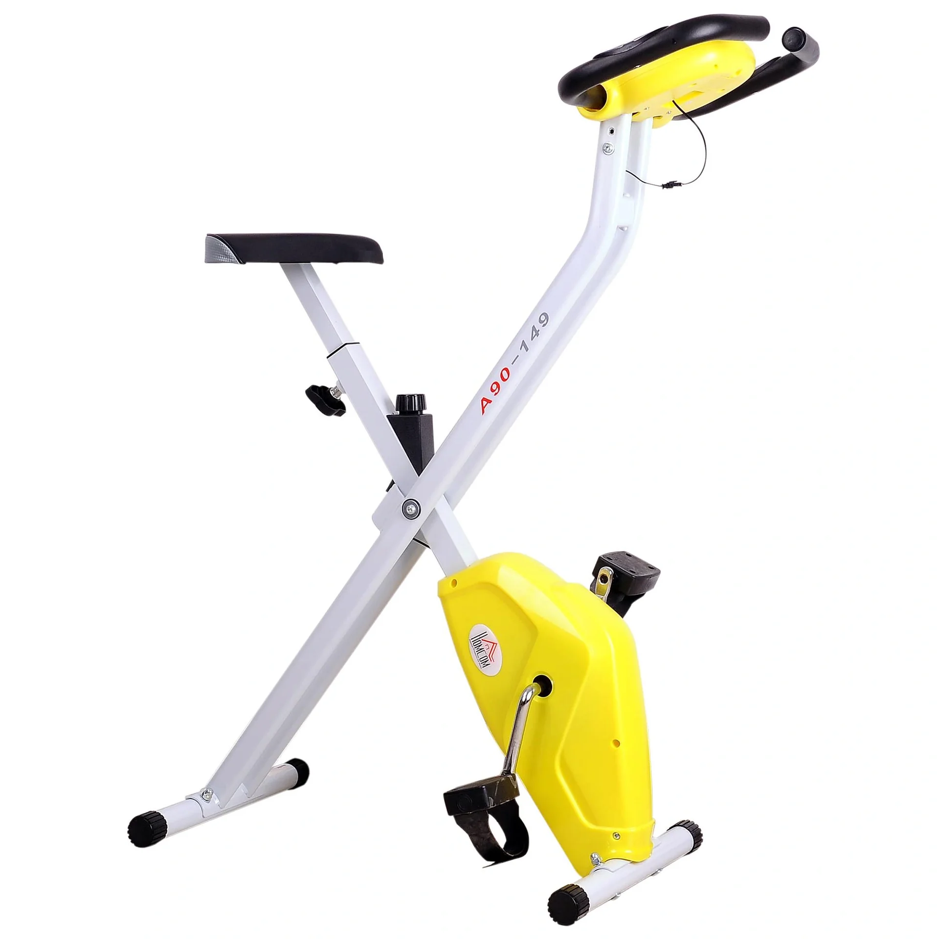 Heimtrainer mit LCD-Monitor, gelb - 5