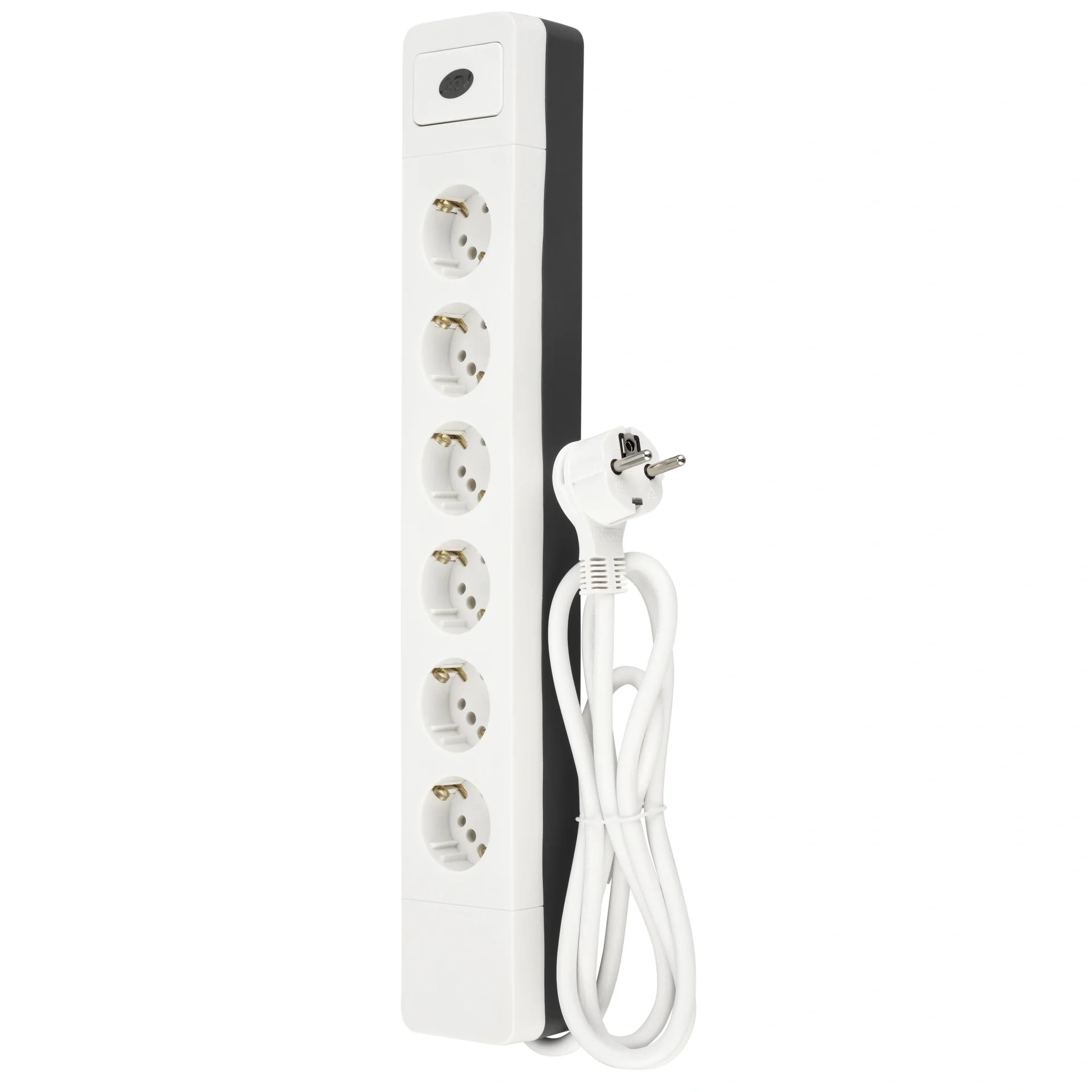 6fach Steckdosenleiste mit Kombistecksystem - 2