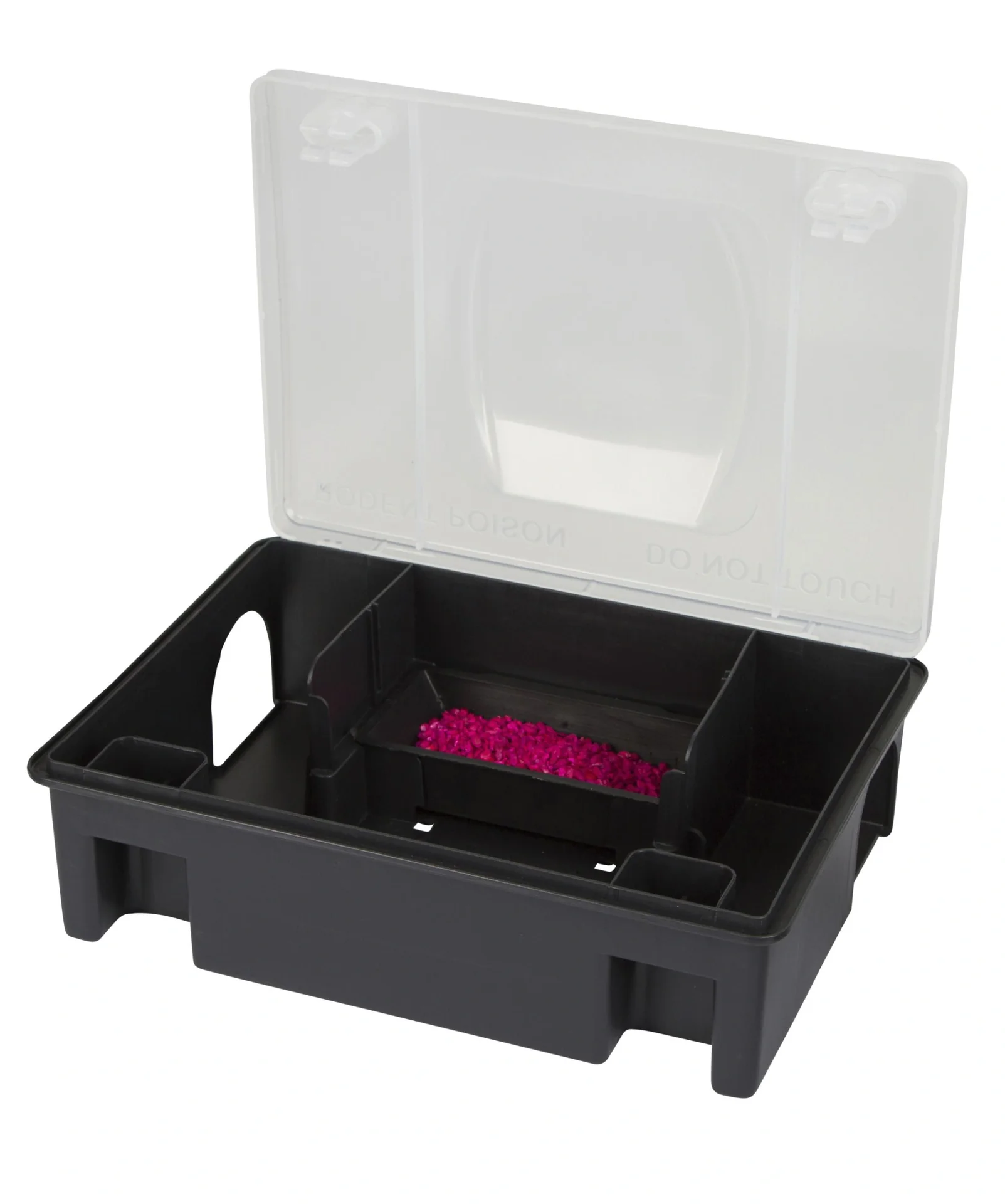 Köderstation mit transparentem Deckel + Rattenschlagfalle inklusive Wandhalterung - 2