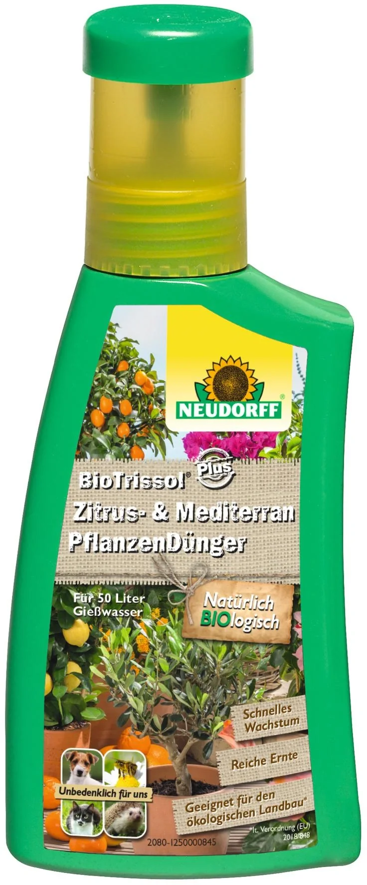Zitrus-und Mediterranpflanzendünger "Bio Trissol Plus" - 250 ml - 1