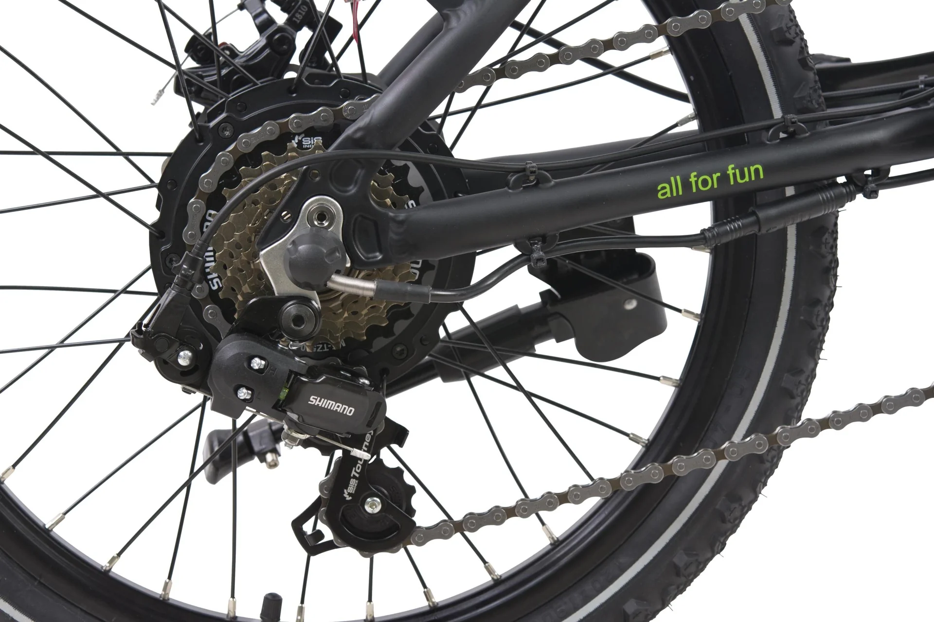 Alu E-Bike Faltrad 20 Zoll, Rahmenhöhe 37 cm, 7-Gang Kettenschaltung, weiß „City III“ - 12