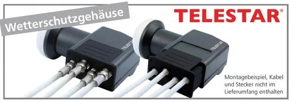 Single LNB "High Class" mit Wetterschutzgehäuse - 3