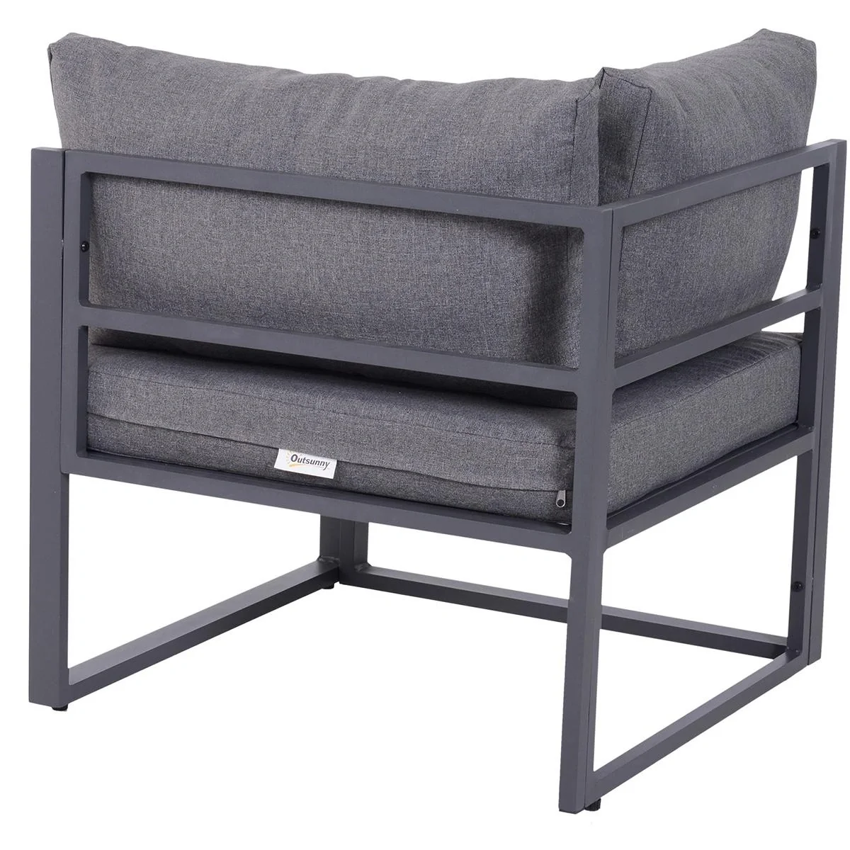 Gartensofaset für 4 5 Personen grau - 8