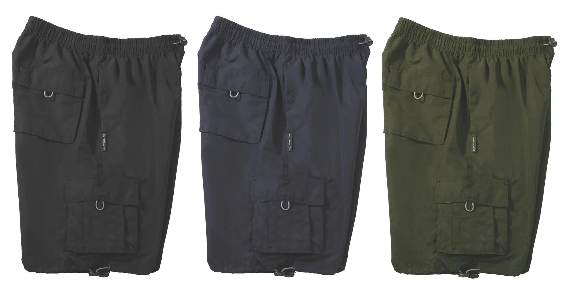 Herren Shorts mit Gummizug, Farbe schwarz, Gr. XXL - 1