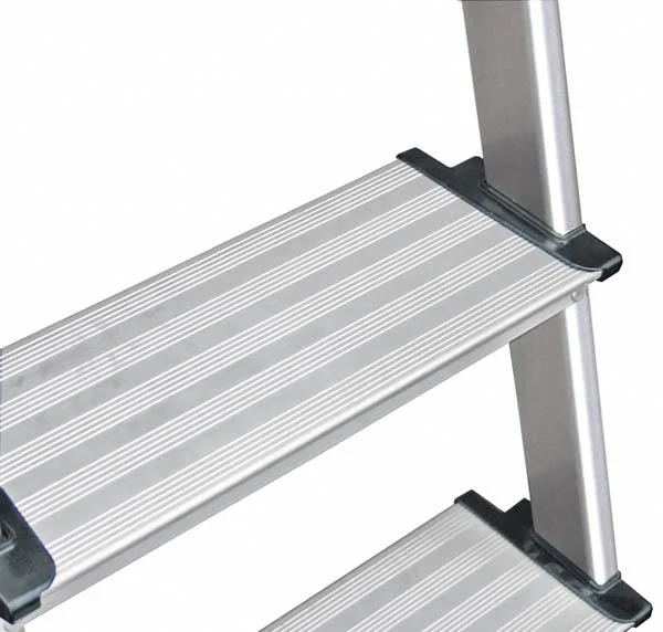 Stufen-Stehleiter Safepro (Alu) mit 2 Stufen und Sicherheitsbügel - 5