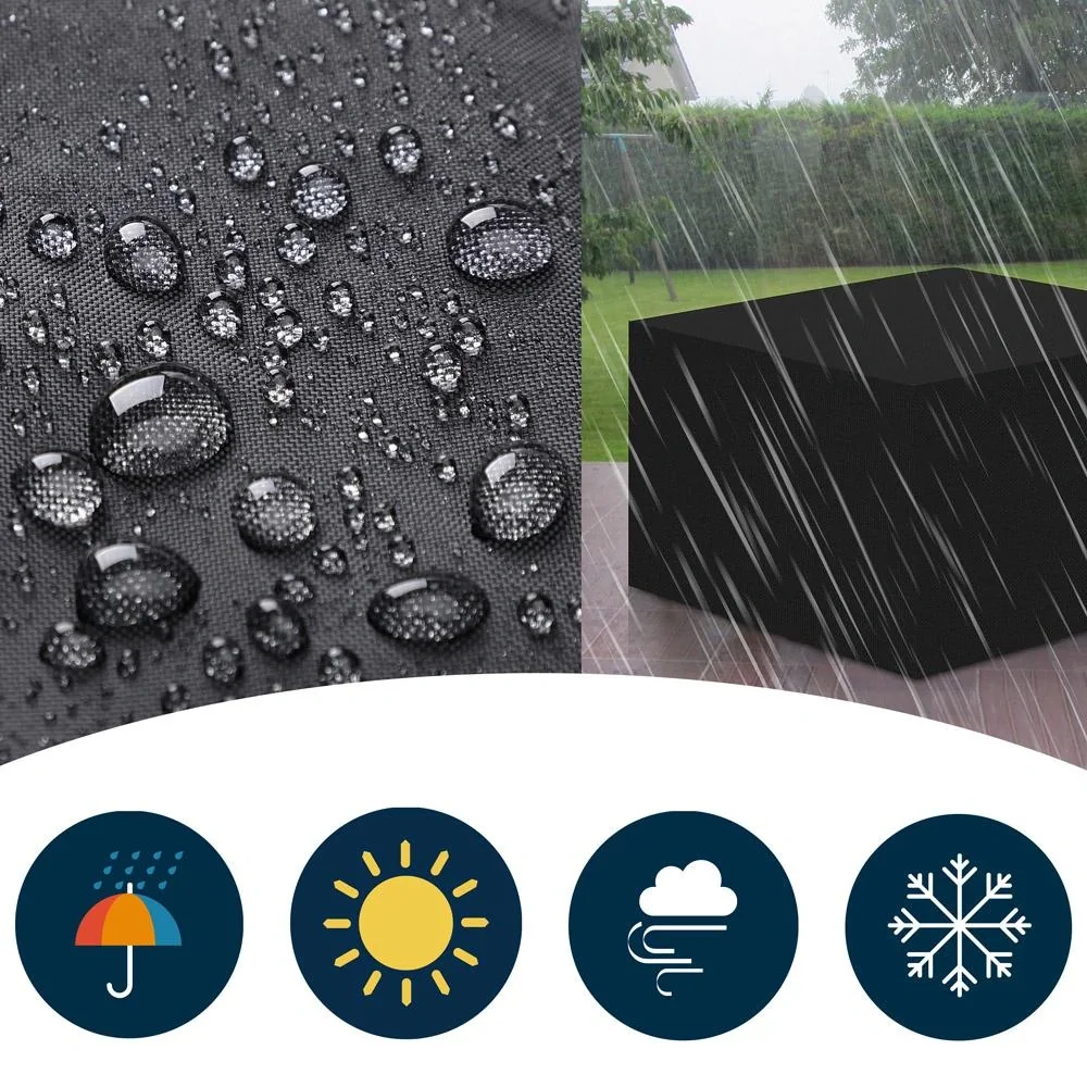 Sitzbezug anthrazit 308x138x89cm - 4