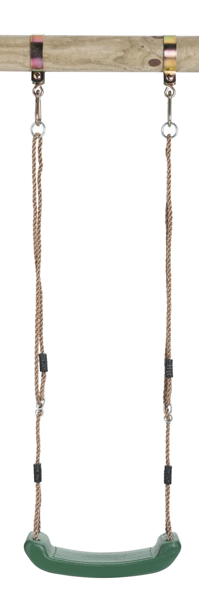 Schaukel aus Kunststoff in Dunkelgrün - 1