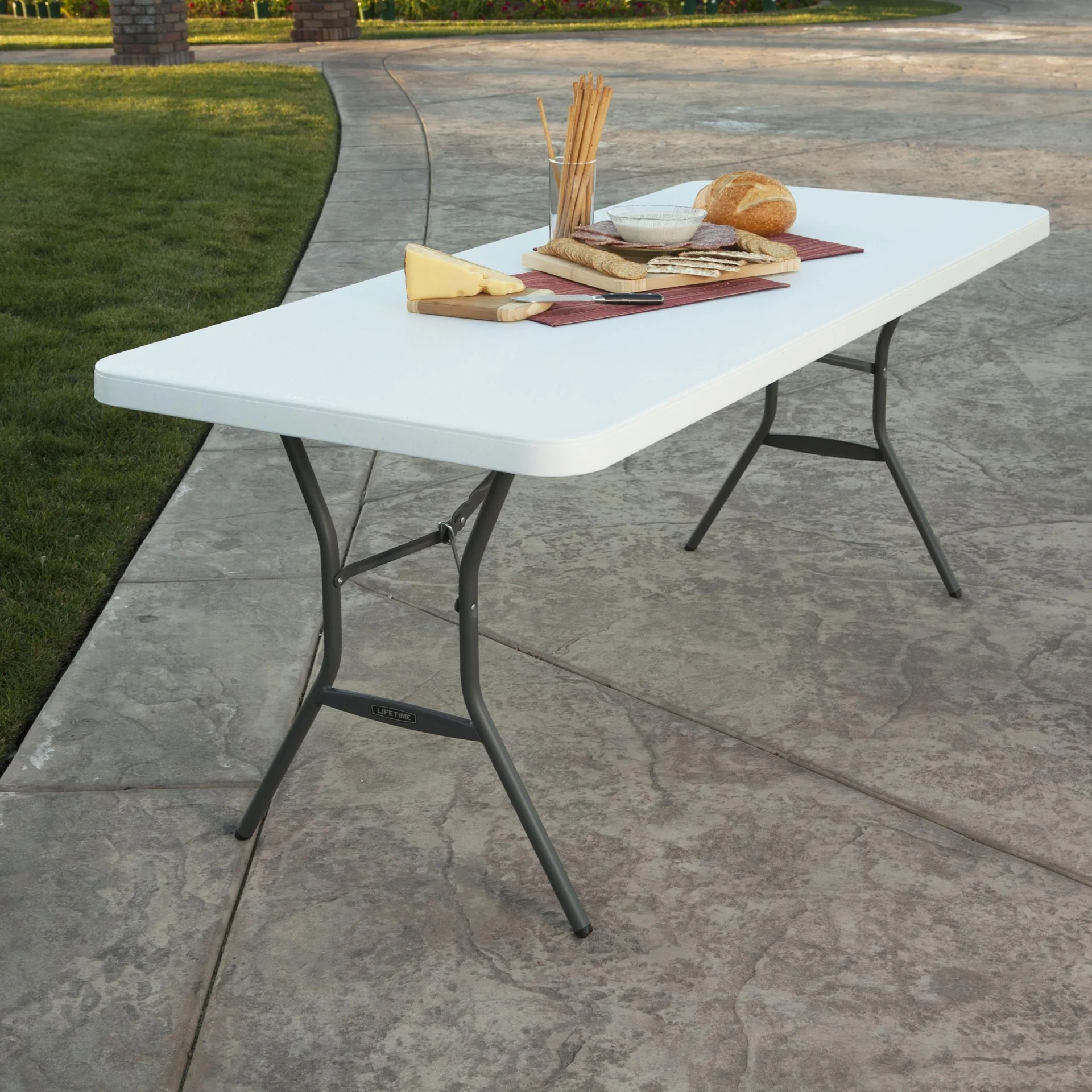 Kunststoff Klapptisch 183 x 76 cm - 7