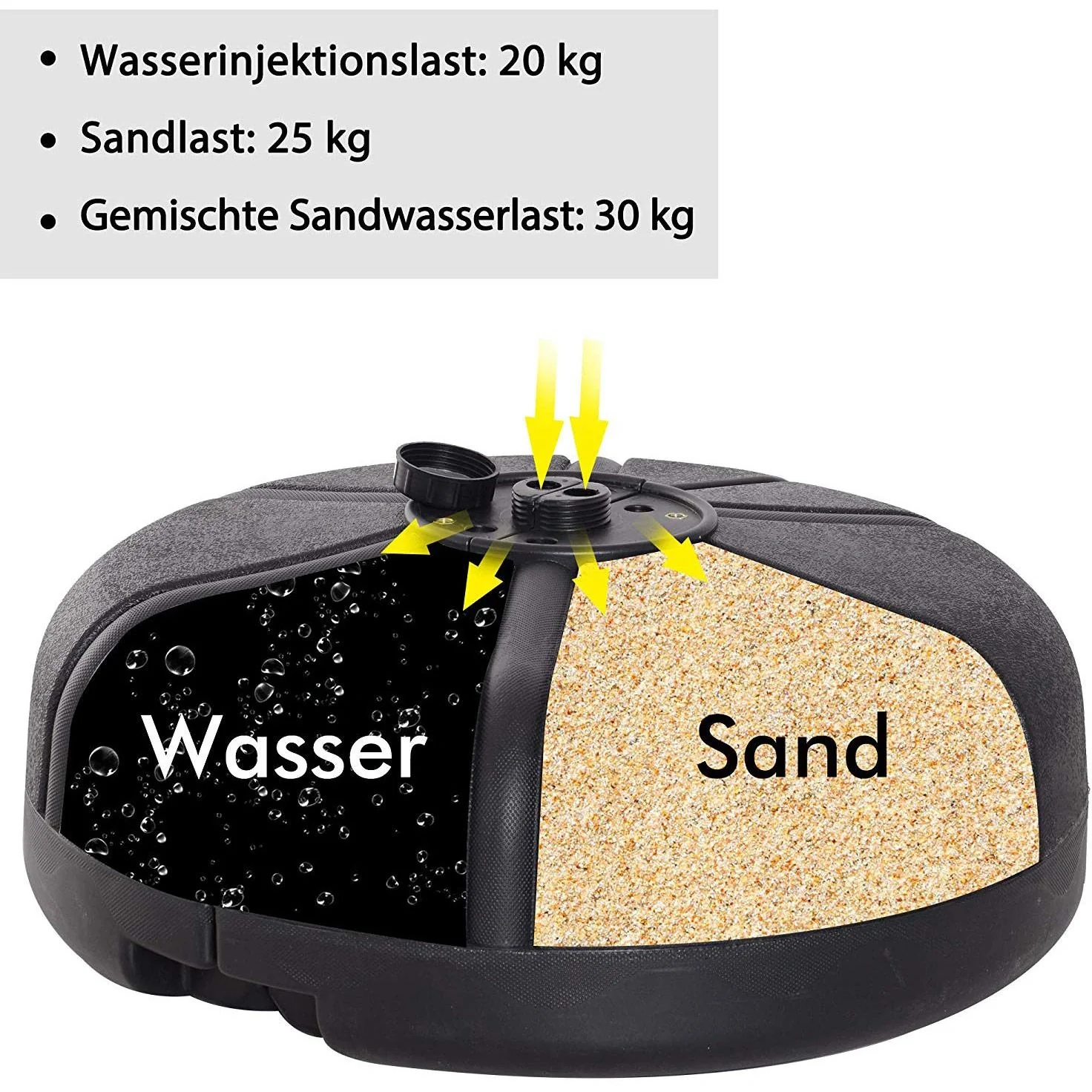 Standboxsack Boxpuppe Boxsack Training Boxdummy Schwarz - 8