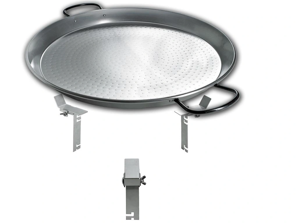 PAN BBQ Set - für Smokin Pizzaring: 60 / 67cm - die XXL Pfanne für Paelle, Reibekuchen und vieles mehr - 1