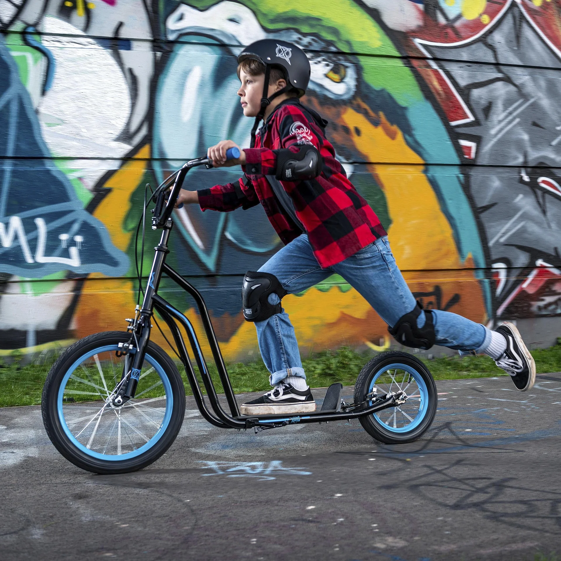 BMX Scooter, blau - 9