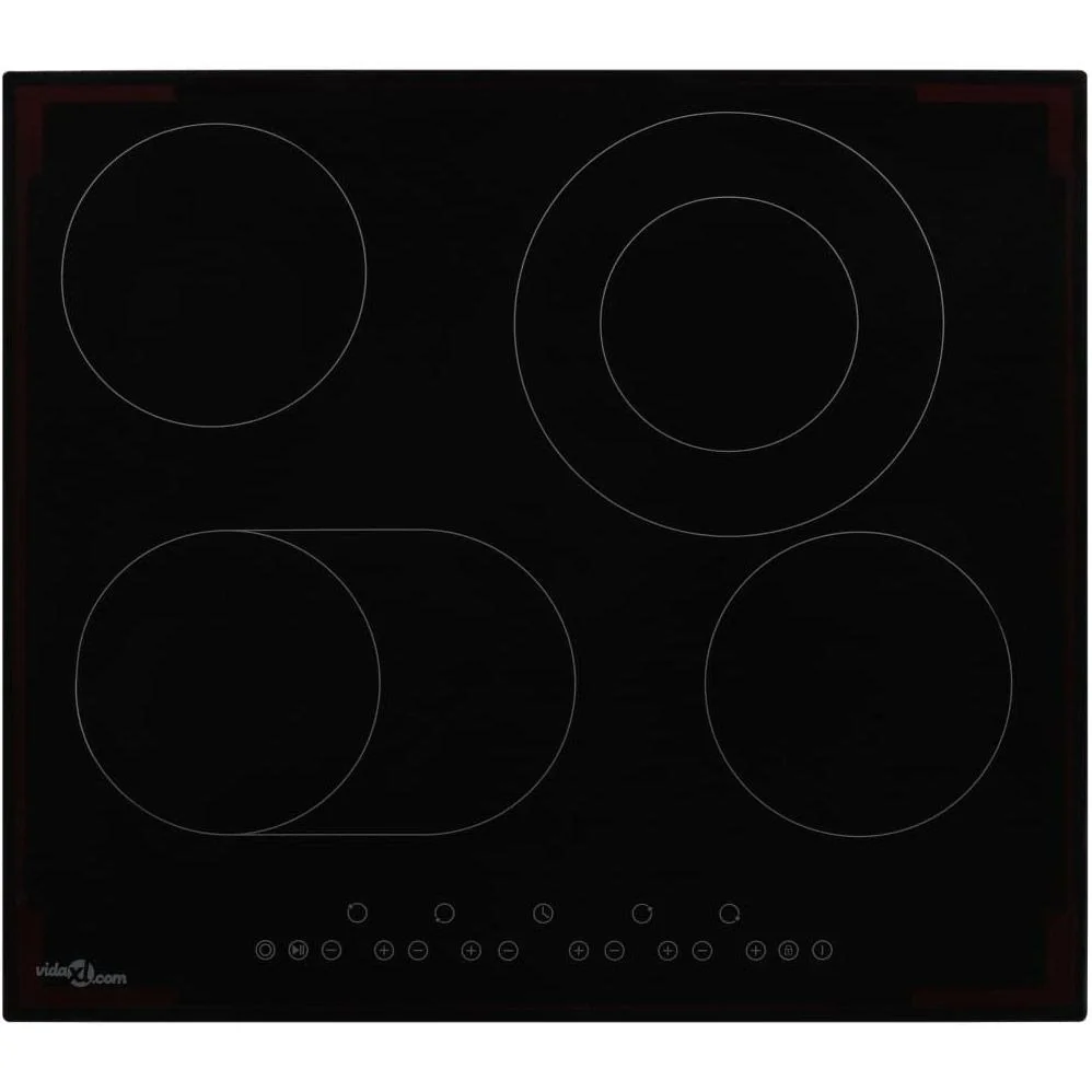 Cerankochfeld mit 4 Kochzonen, Touch Control 6600 W - 1