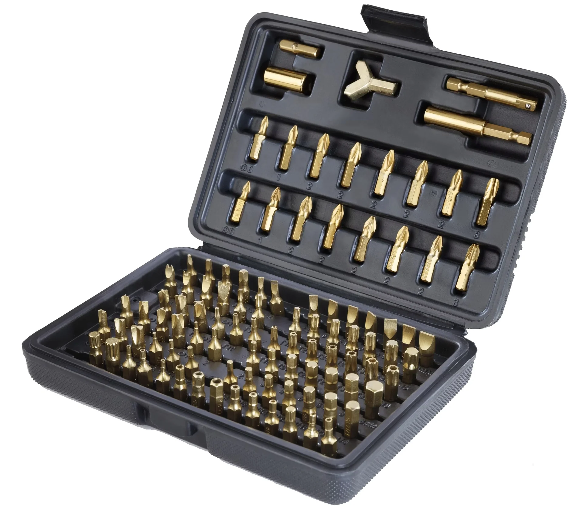 Spezial Bit-Satz Titan beschichtet, 100-teilig - 1