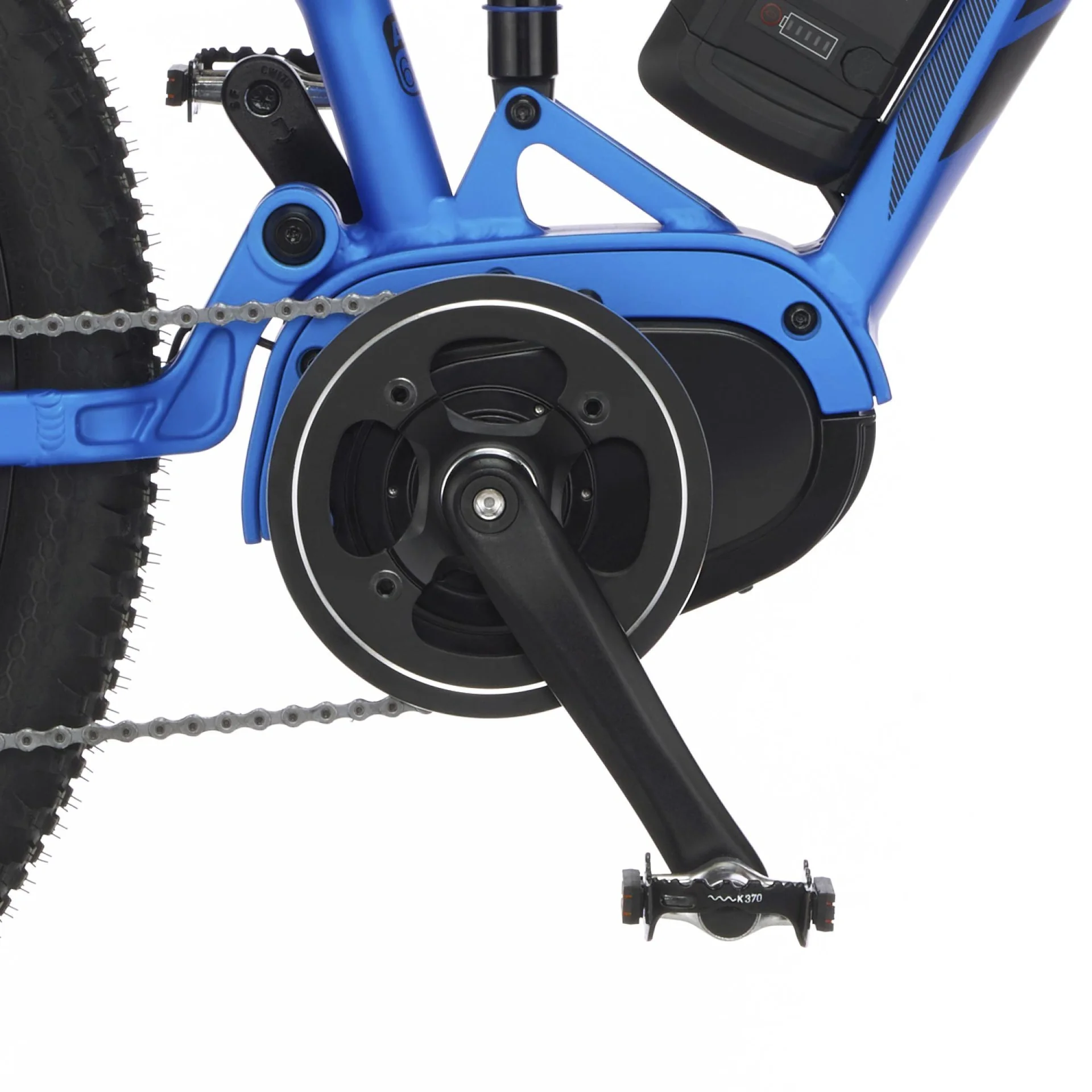 Unisex E-Bike MTB, 27,5 Zoll, Rahmengröße 48cm, 10-Gang Kettenschaltung, blau matt, MONTIS EM 1862 - 11
