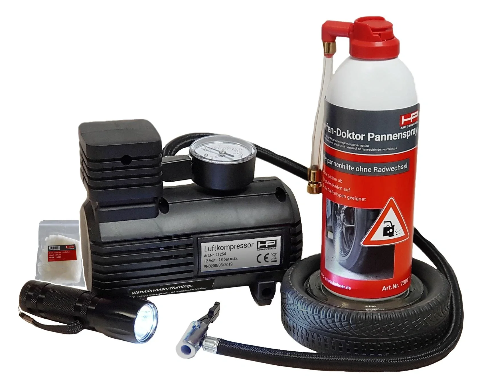 Reifen-Pannen-Set mit Spray - 3