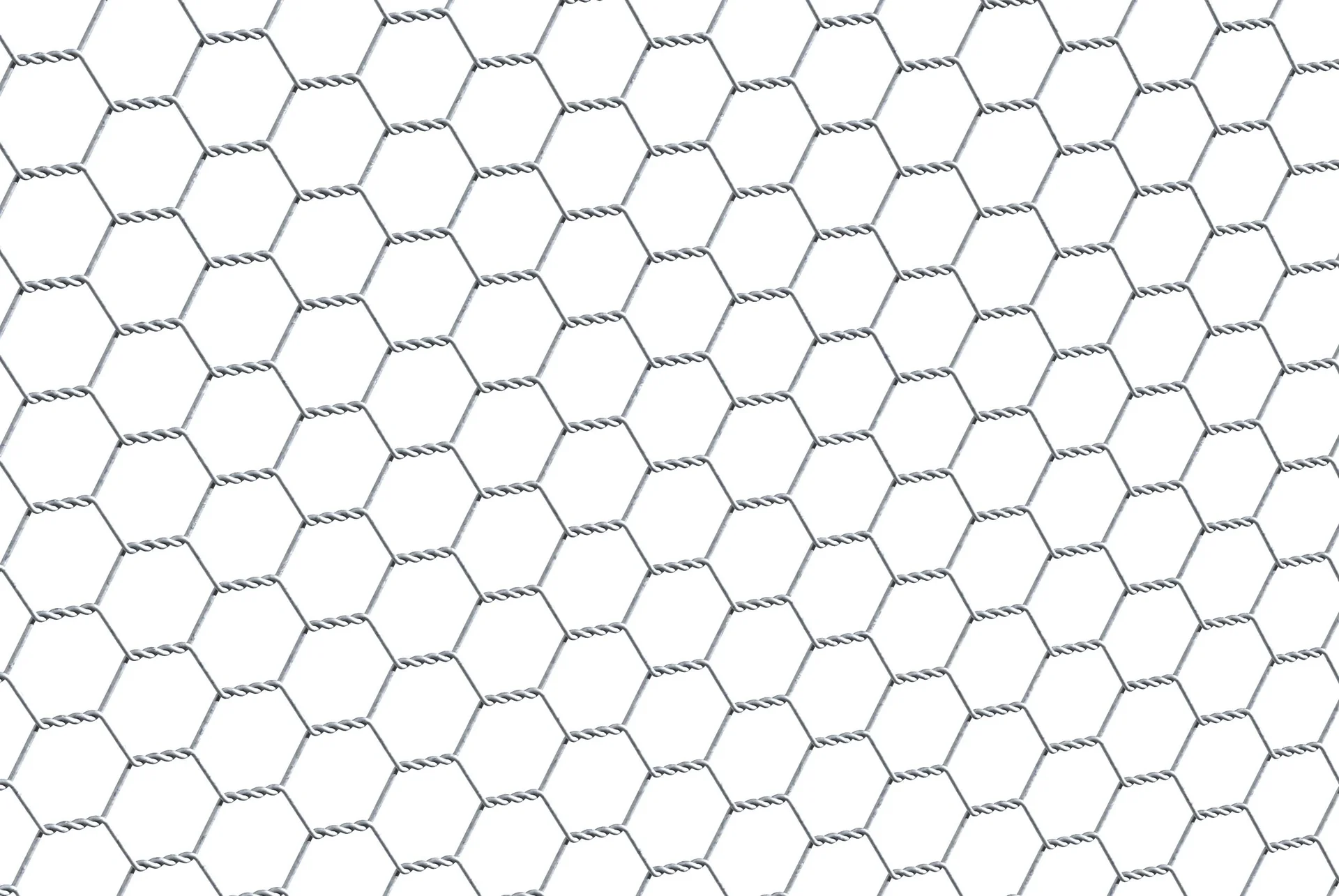 Sechseckgeflecht verzinkt, 100cm x 25m, 13x13mm, 0,7mm - 2