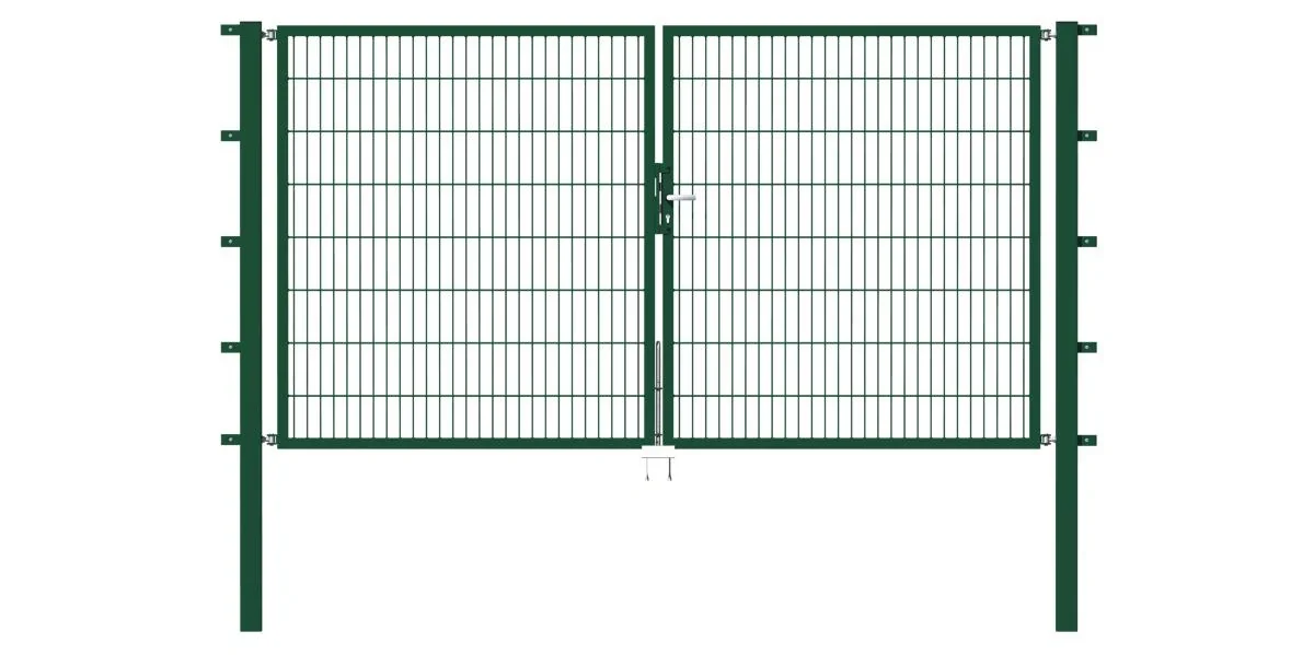 Doppeltor Flexo mit Zubehör, grün, Breite 350 cm, Höhe 120 cm, PF: 80x80 cm - 3