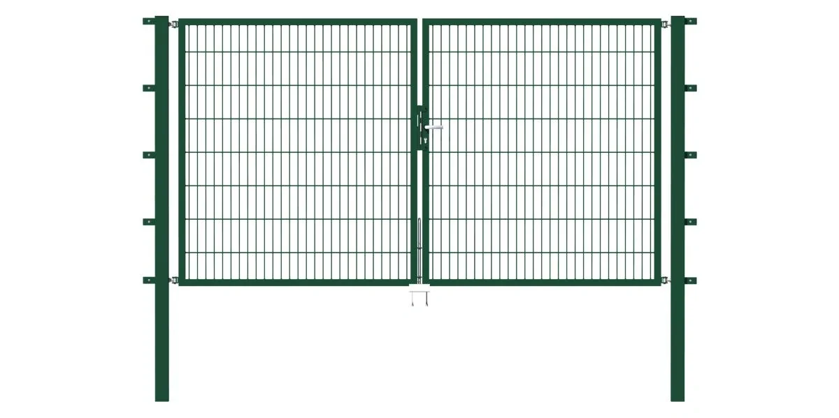 Doppeltor Flexo mit Zubehör, grün, Breite 350 cm, Höhe 80 cm, PF: 80x80 cm - 2