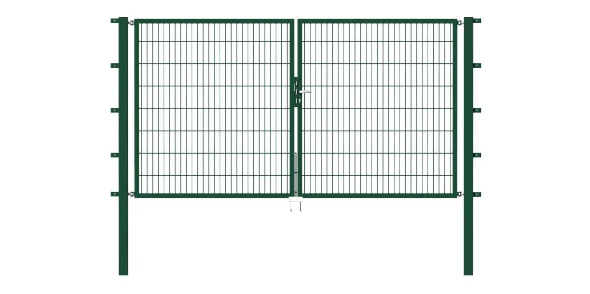 Doppeltor Flexo mit Zubehör, grün, Breite 350 cm, Höhe 100 cm, PF: 80x80 cm - 3