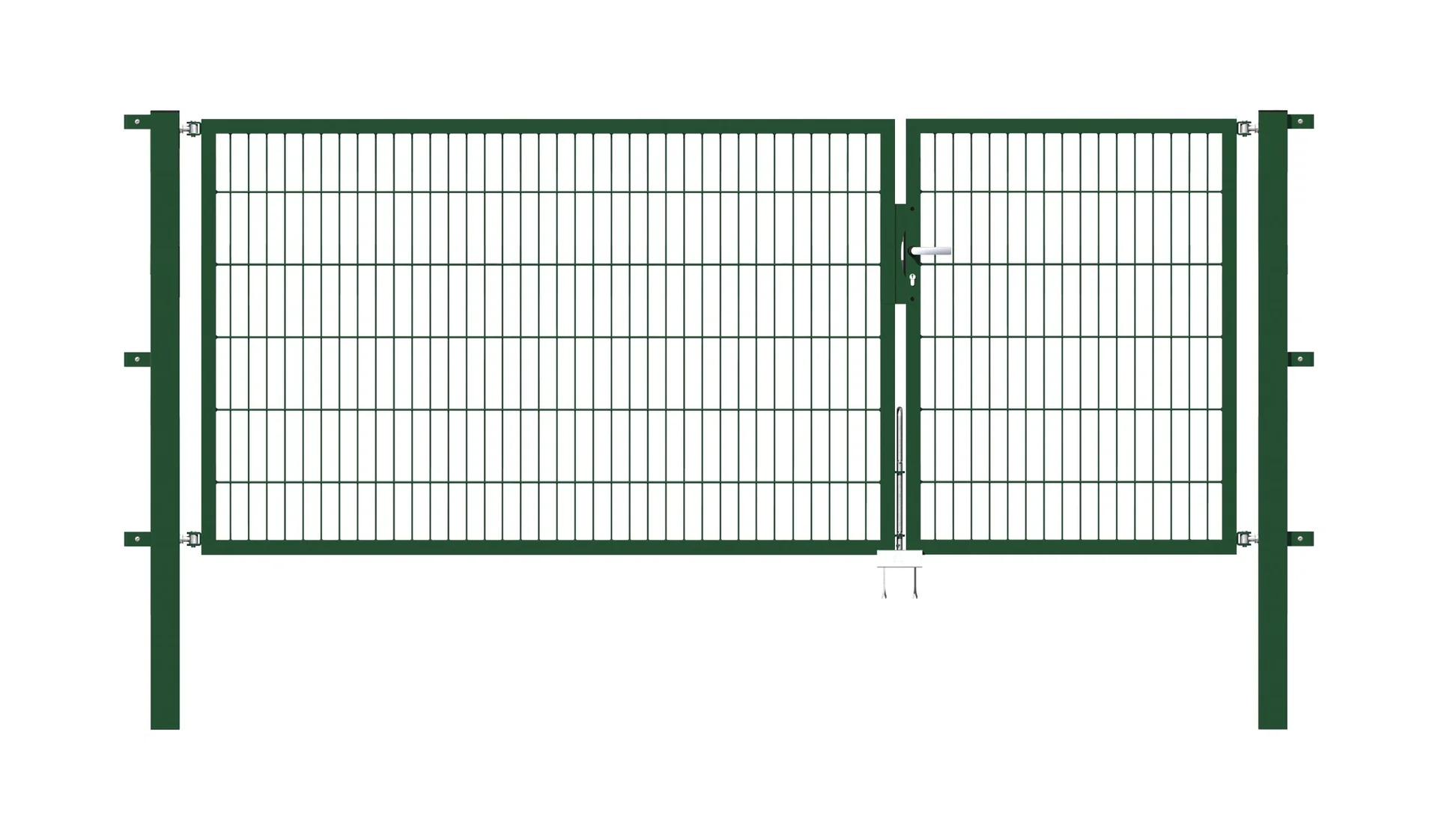 Doppeltor-Set Flexo inkl. Pfosten 1 + 2 x 1,2 m grün - 2