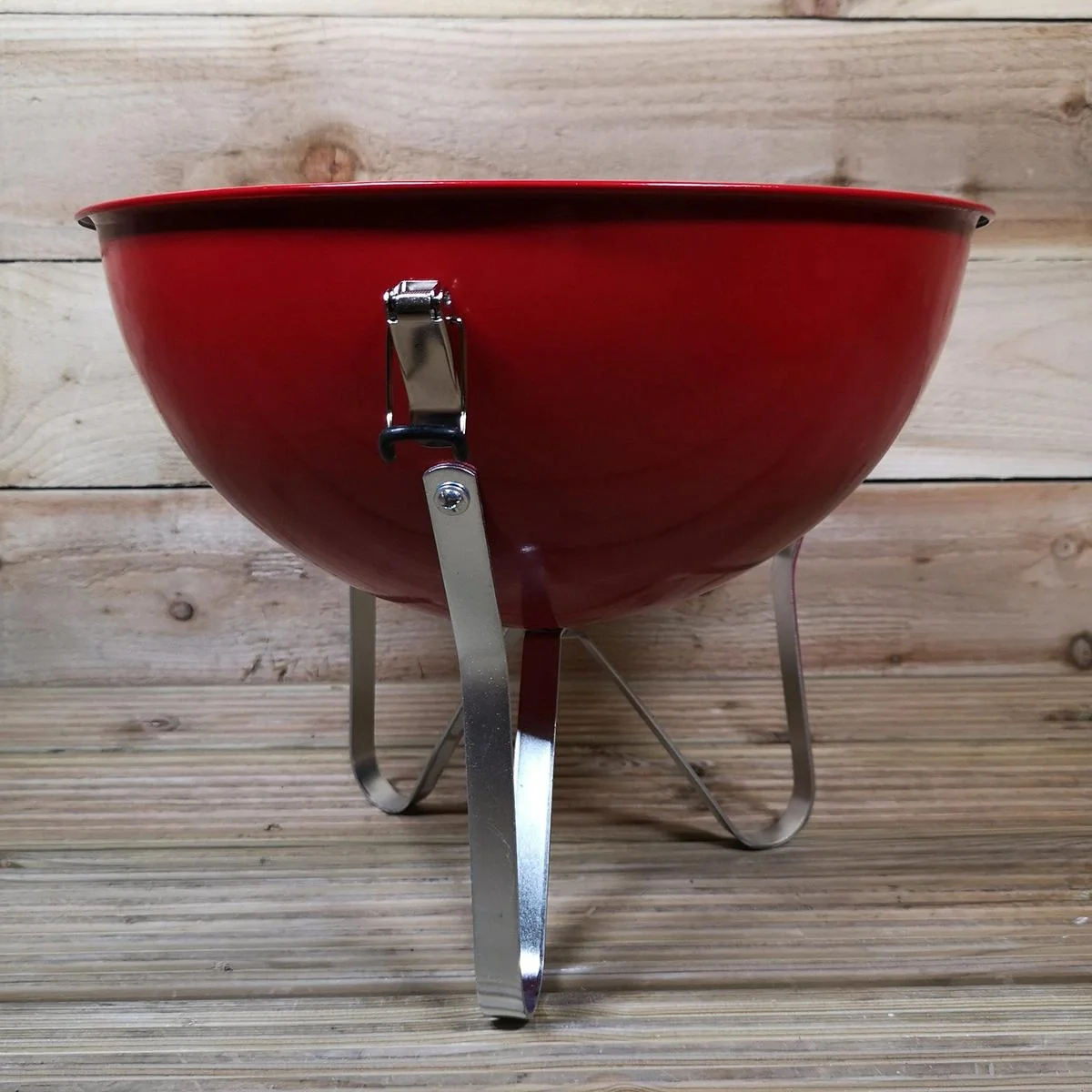 Wilderness Holzkohlegrill Kugelform - Rot - 9