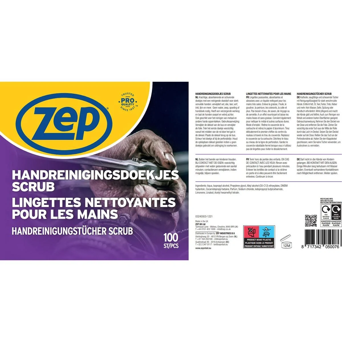 Handreinigungstücher Scrub - 2