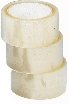 Poly Klebeband, 3 Rollen, transparent - 1