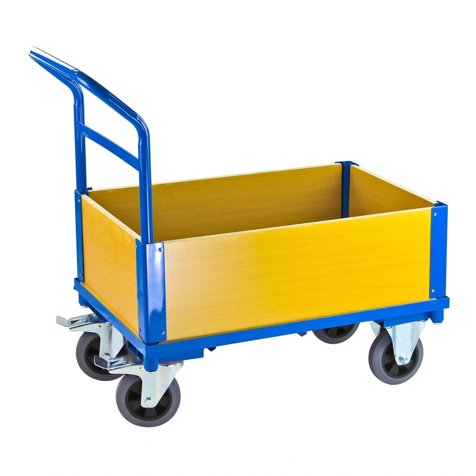 Transportwagen mit 4 Holzwänden - 4