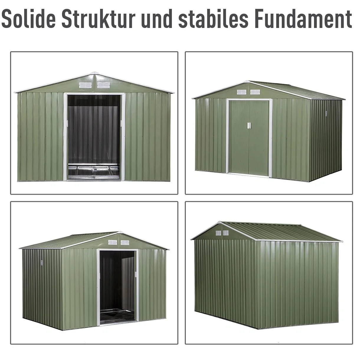 Gartenschuppen grau - 10