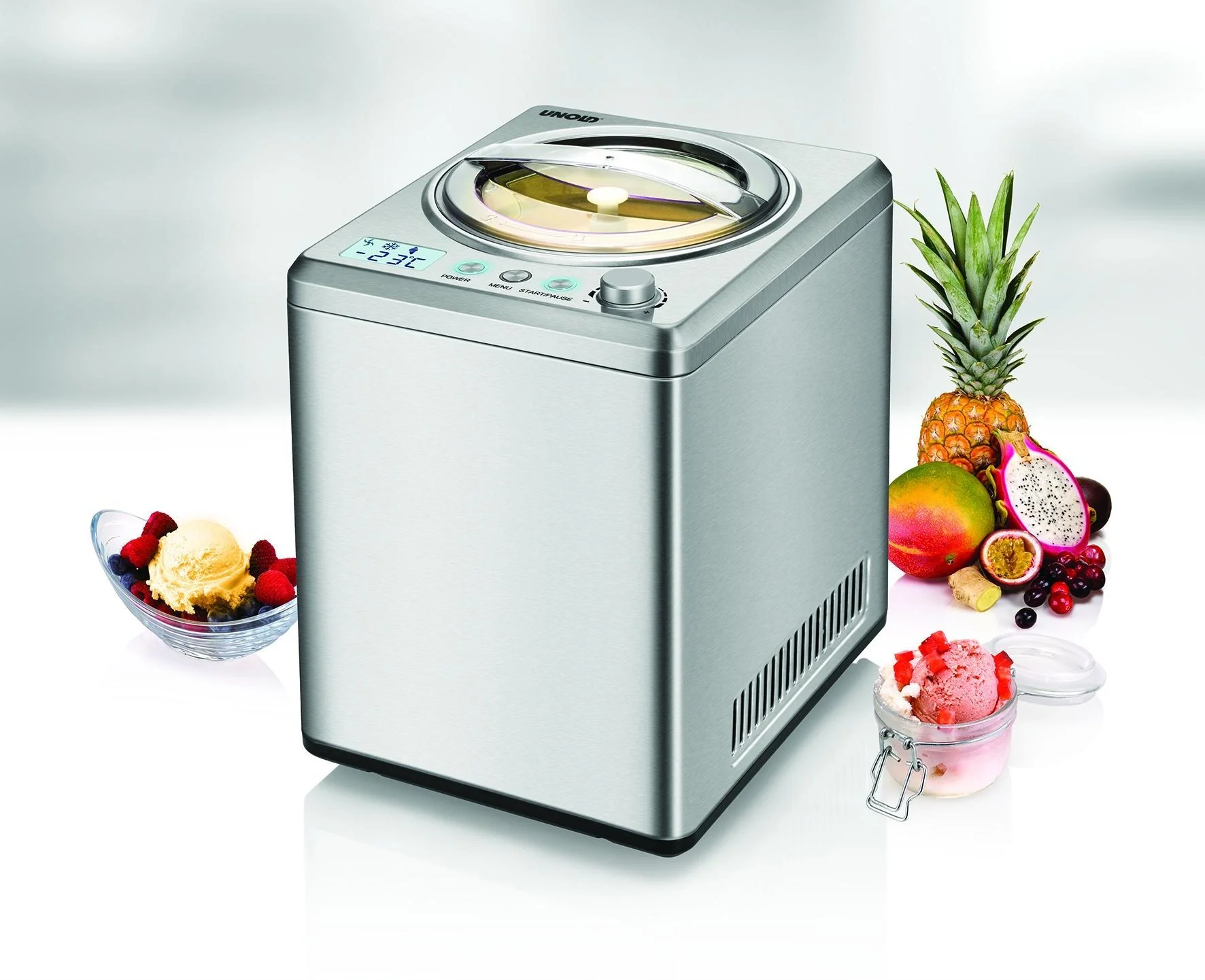 Eismaschine Profi Plus 250 W, für Eiskreationen, Sahneeiscreme - 3