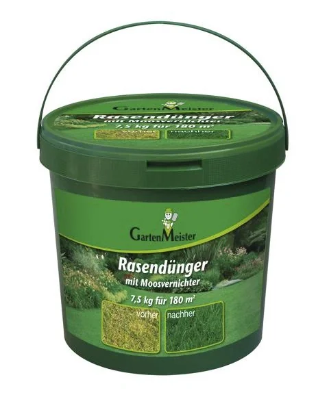 Rasendünger mit Moosvernichter, 7,5 kg für ca. 180 m² - 2