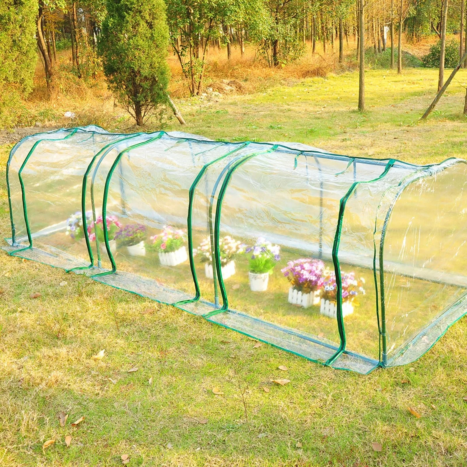 Folientunnel mit 3 Türen - 1