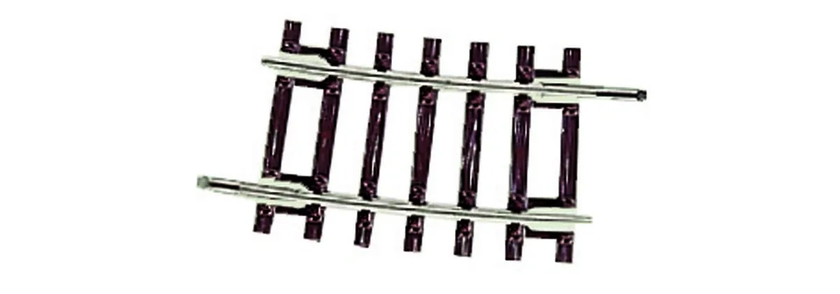 12 Stück Gebogenes Gleis R2¼, Radius 358 mm, Bogenwinkel 7,5° - 1