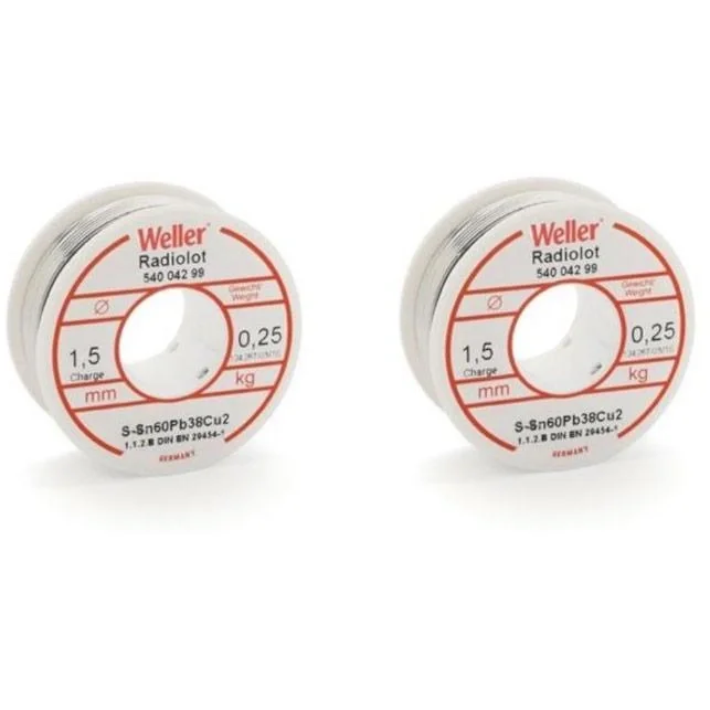 Lötdraht 2 Stück - 1,5mm - 100g - 2