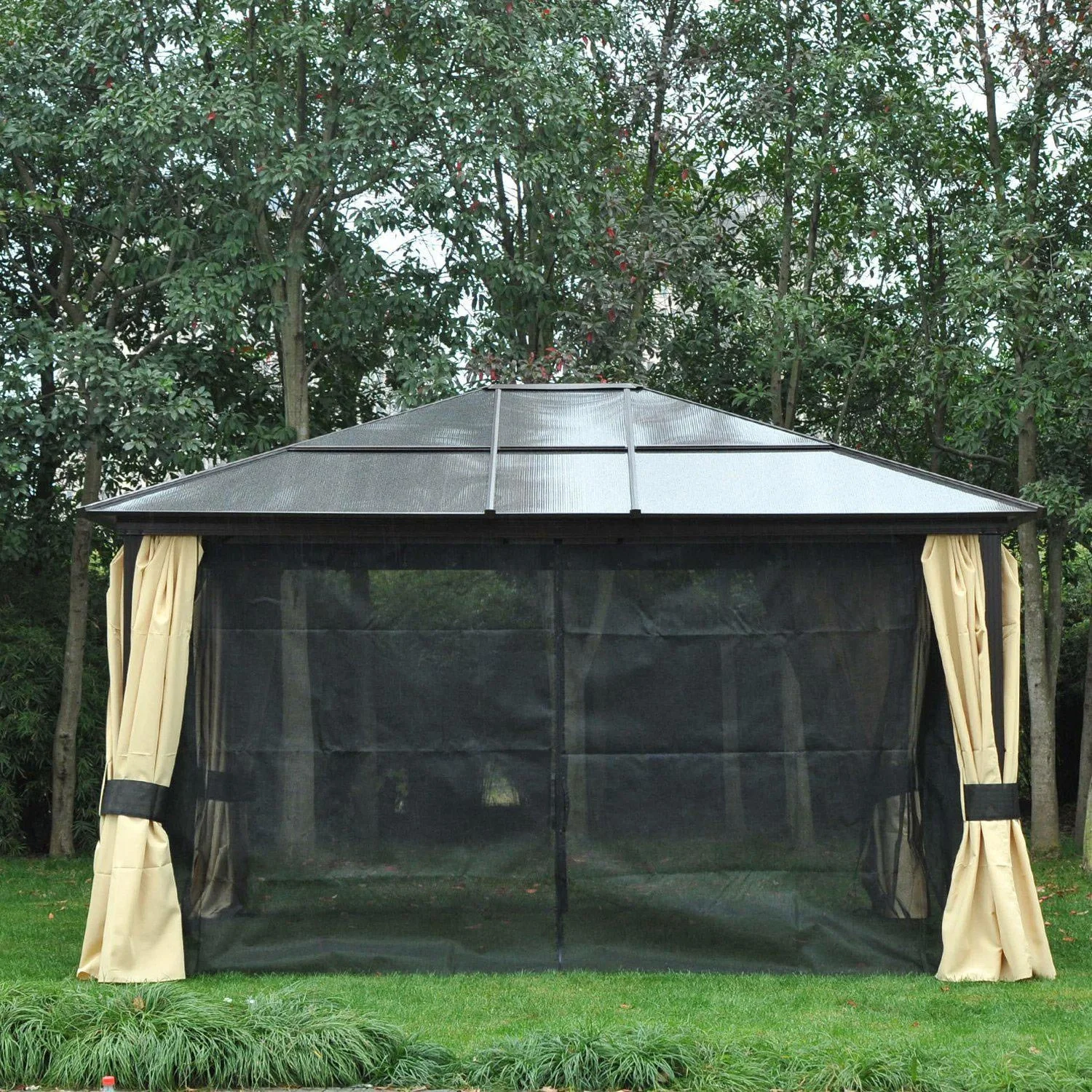 Luxus Pavillon mit lichtdurchlässigem Dach - 1