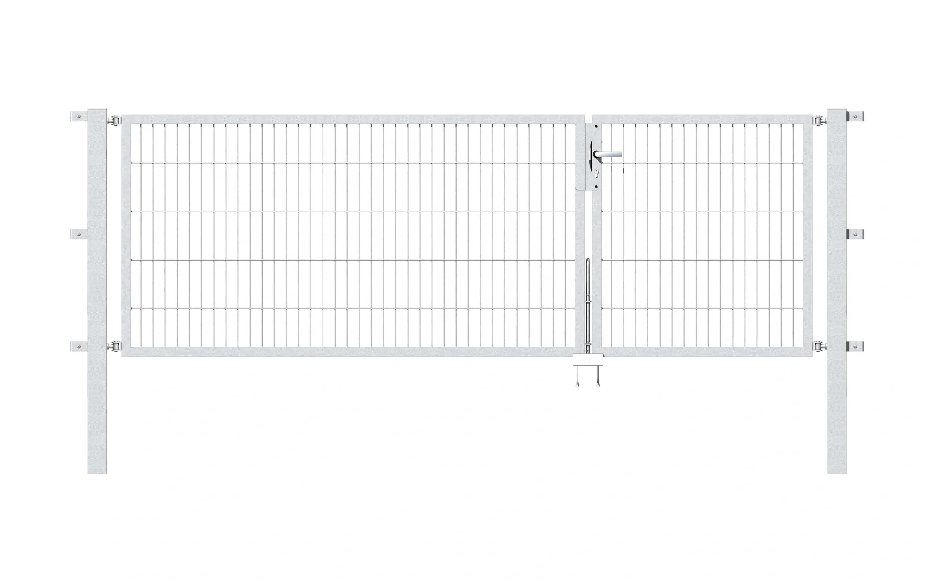 Doppeltor-Set Flexo inkl. Pfosten 1 + 2 x 1 m feuerverzinkt - 2