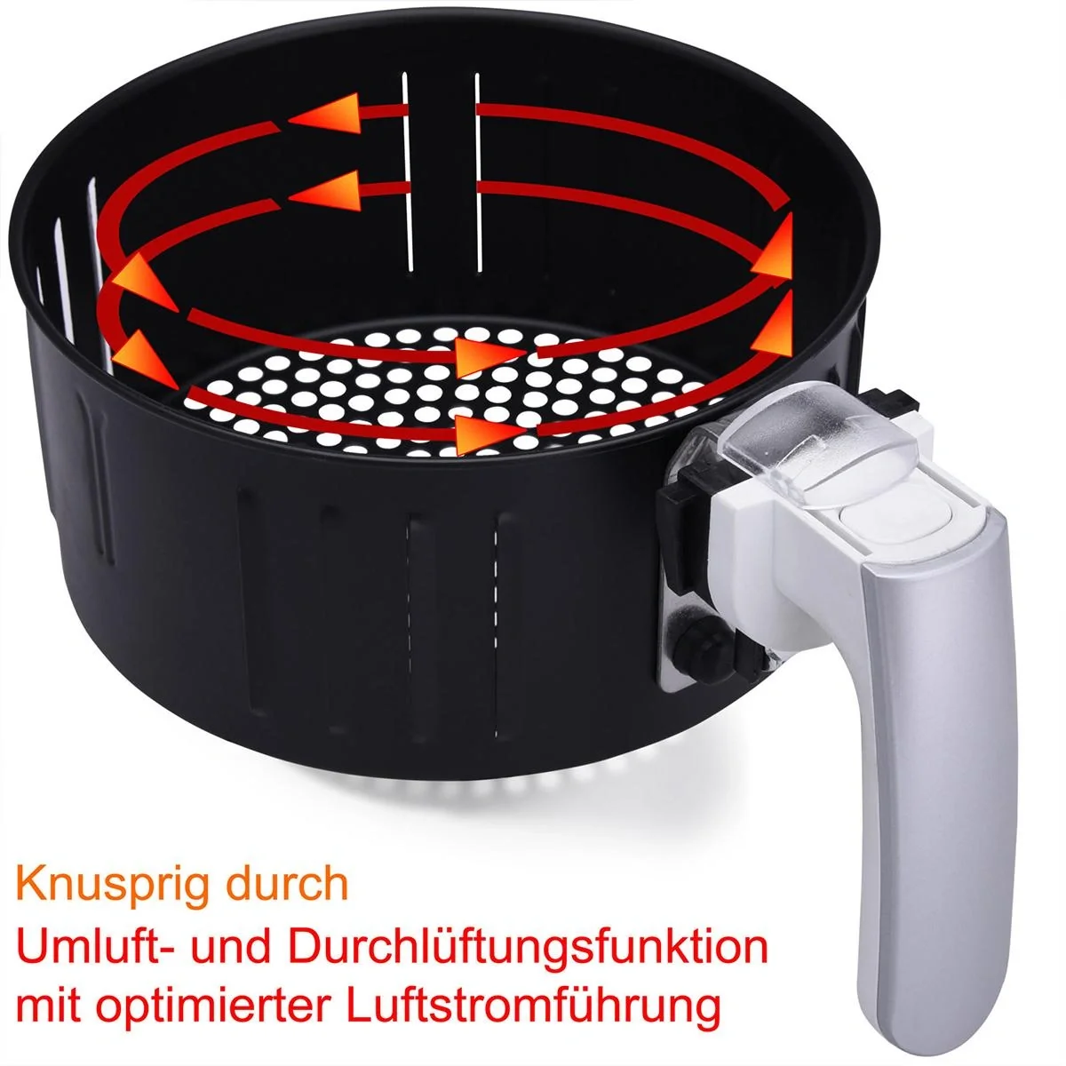 Friteuse 9 in 1 mit Touch-Display 3,6 Liter - Weiß - 9