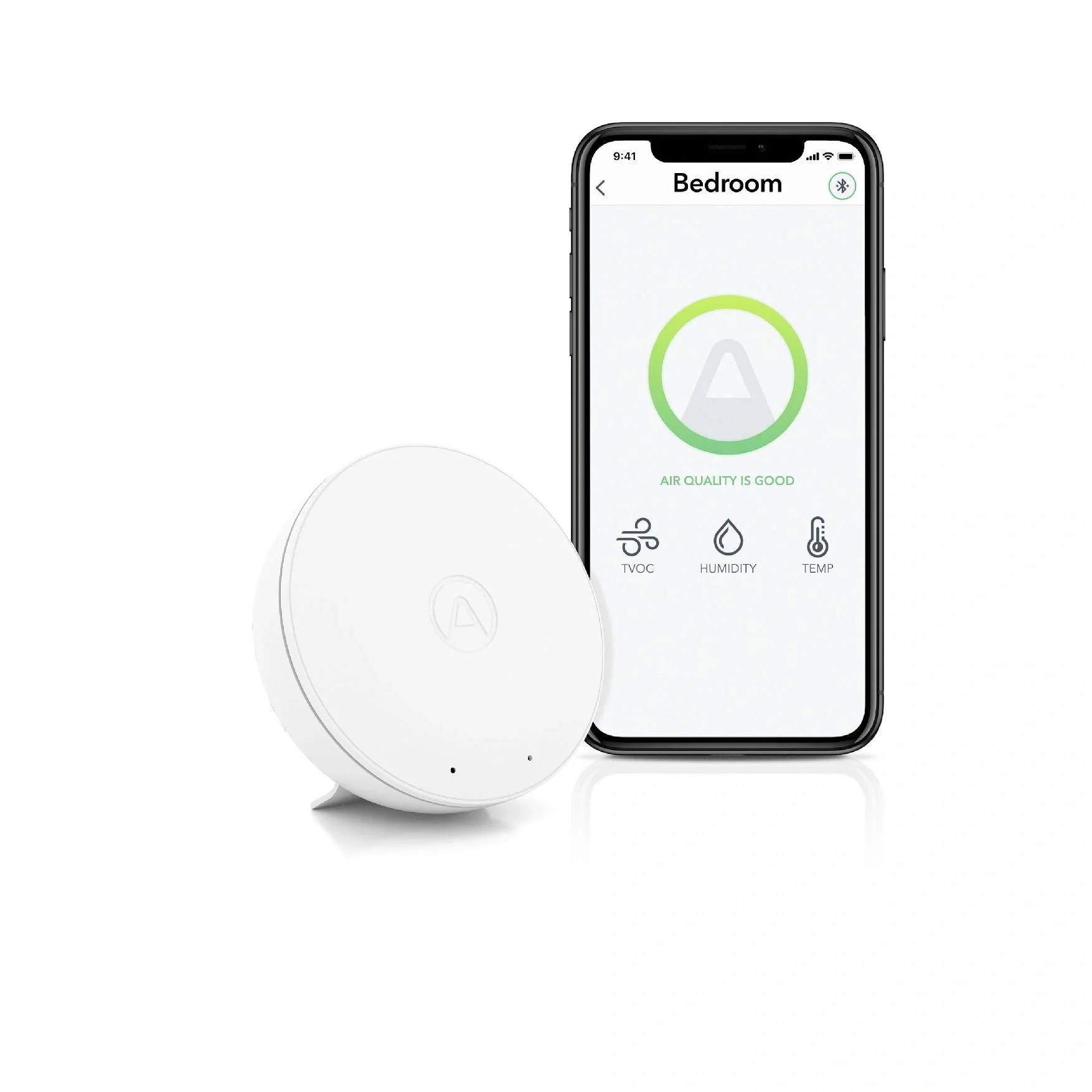 Luftqualitätsmonitor Wave Mini mit App - 4