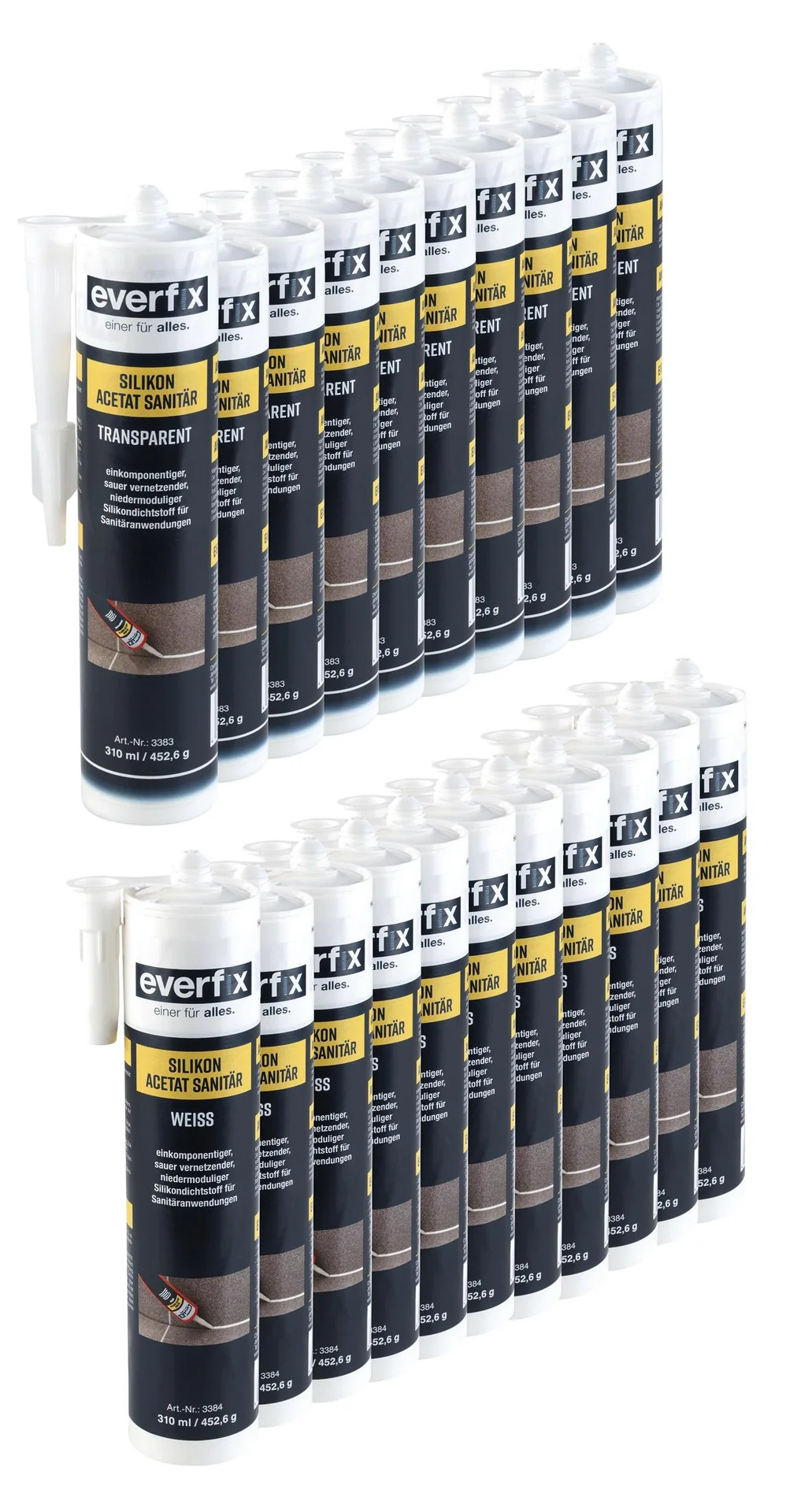 Silikon transparent im Set, 20 Stück - 2