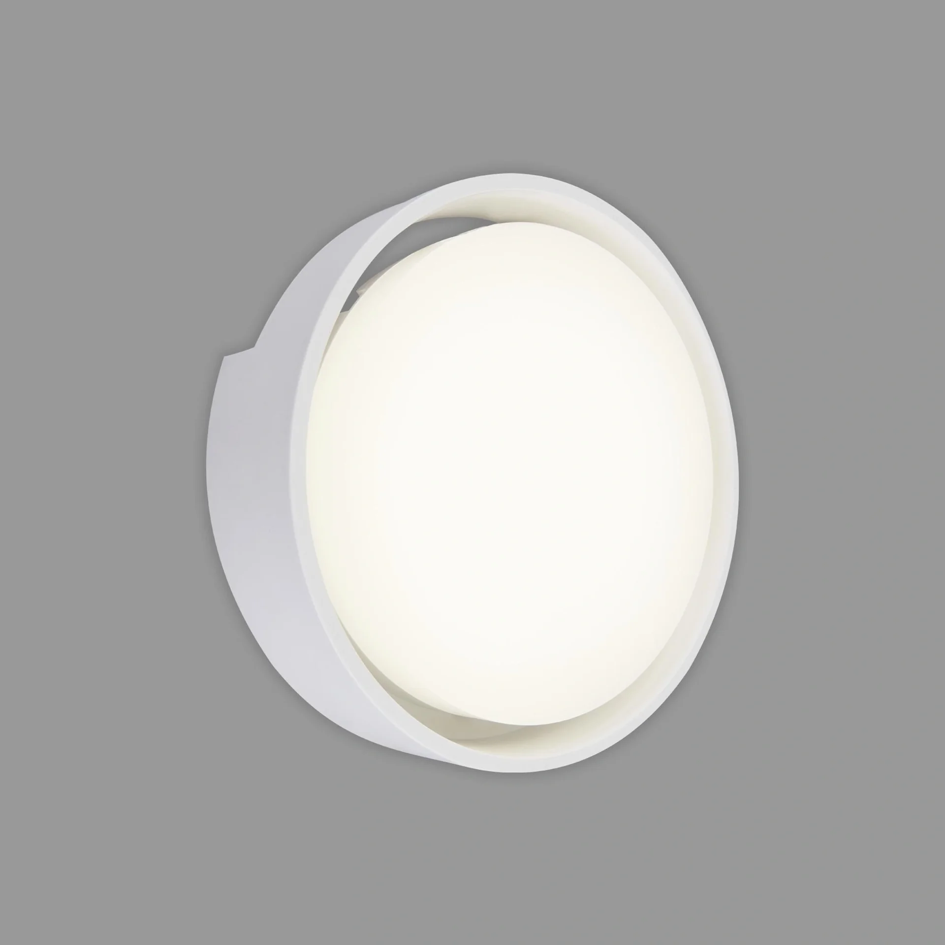 GENUA LED Außenwandleuchte, weiß, IP44, 18 Watt, 1.500 lm, 4.000 K - 5