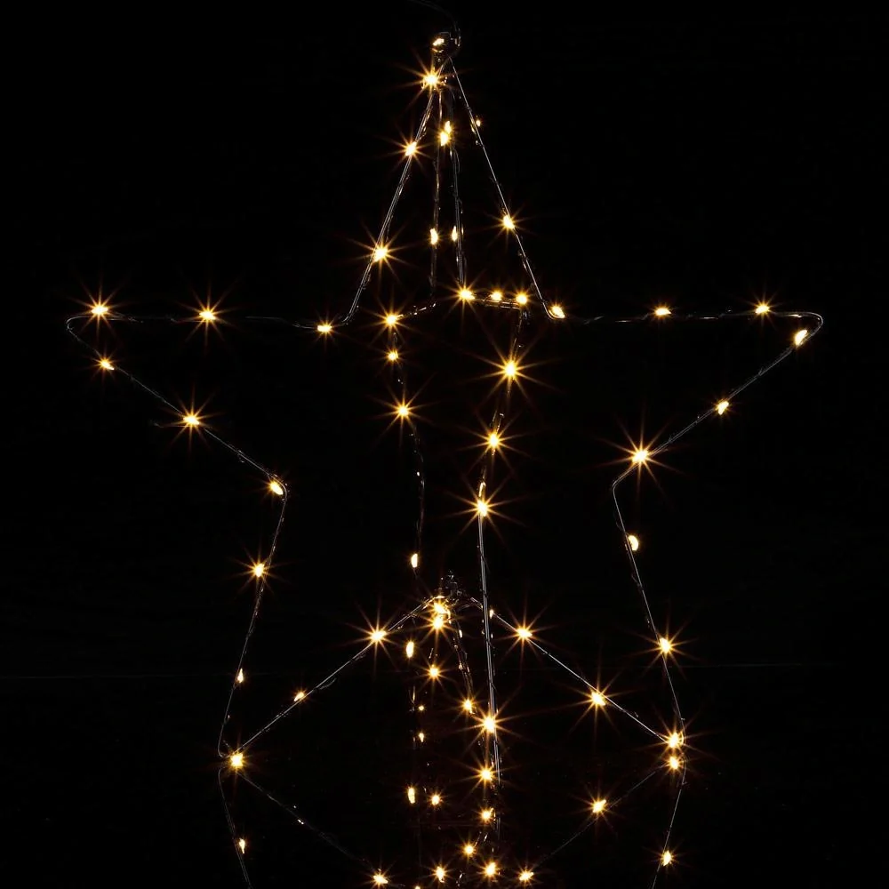 Weihnachtsbeleuchtung Falling Star - Warm White - 3D-Effekt- LED und Perel Smart home Wifi plug- Android & IOS - 3