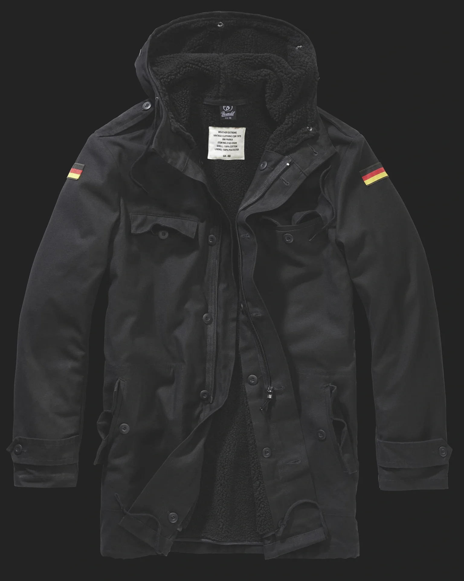 BW Parka Farbe schwarz, Gr.52/XL - 2