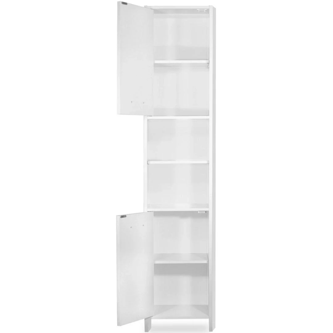 Badezimmerschrank mit verstellbaren Einlegeböden 185 x 30 x 30 cm - 2