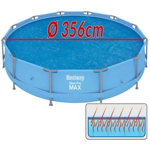 Poolabdeckung à 356 cm für Fast Set Pool à 366 cm - 3