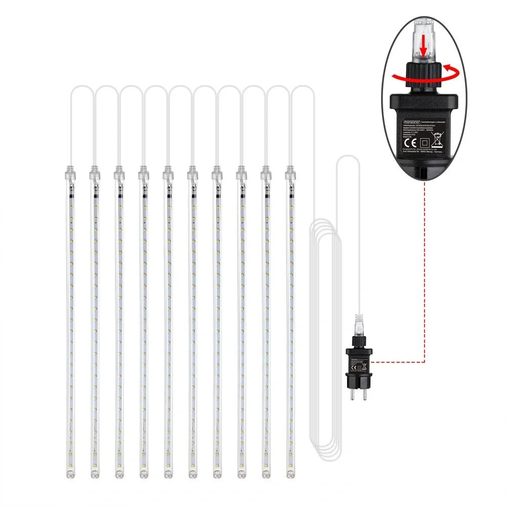 Eiszapfenbeleuchtung 480 LED - 360cm - Kaltweiß - 5