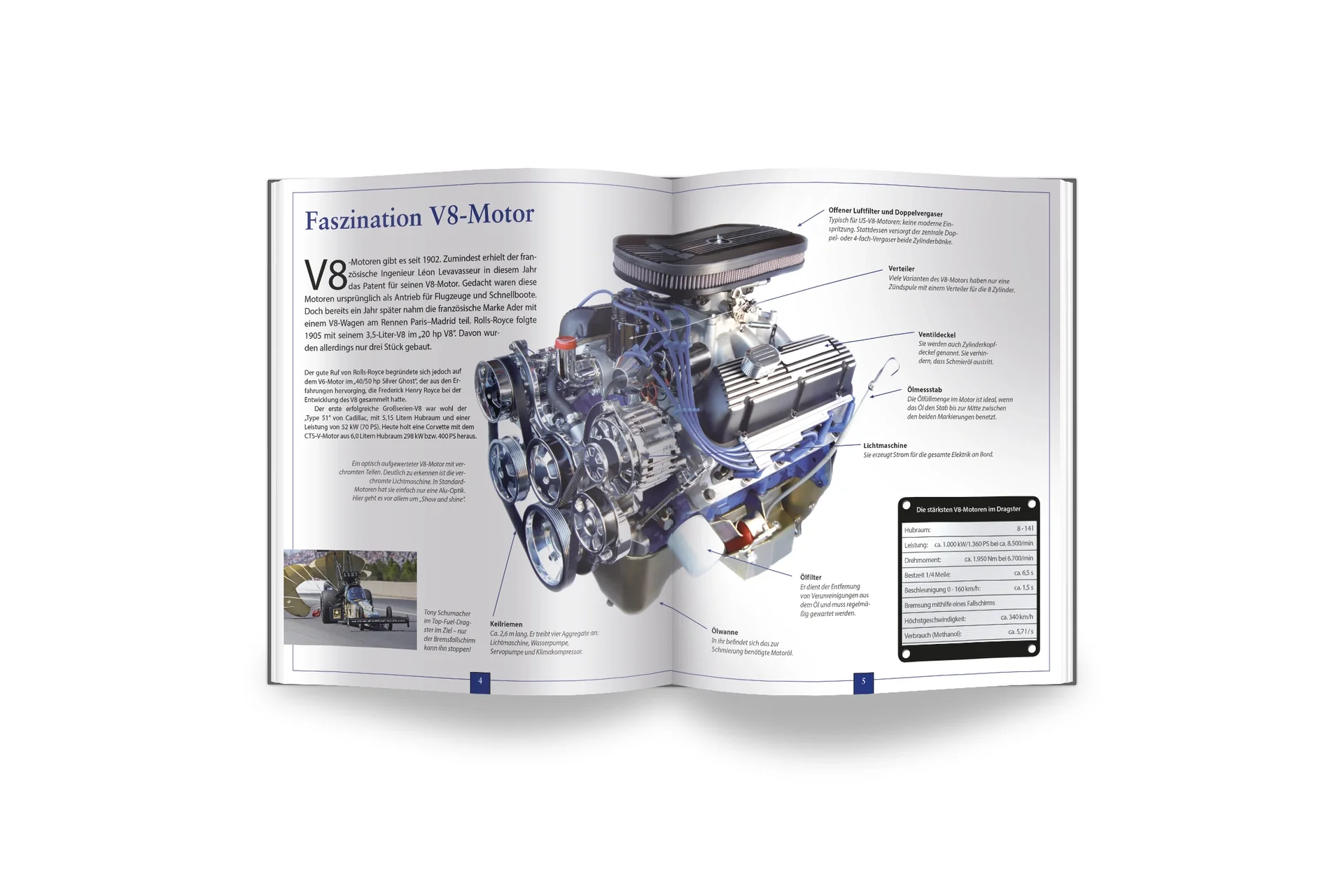Der große Technikbausatz V8 Motor - 10