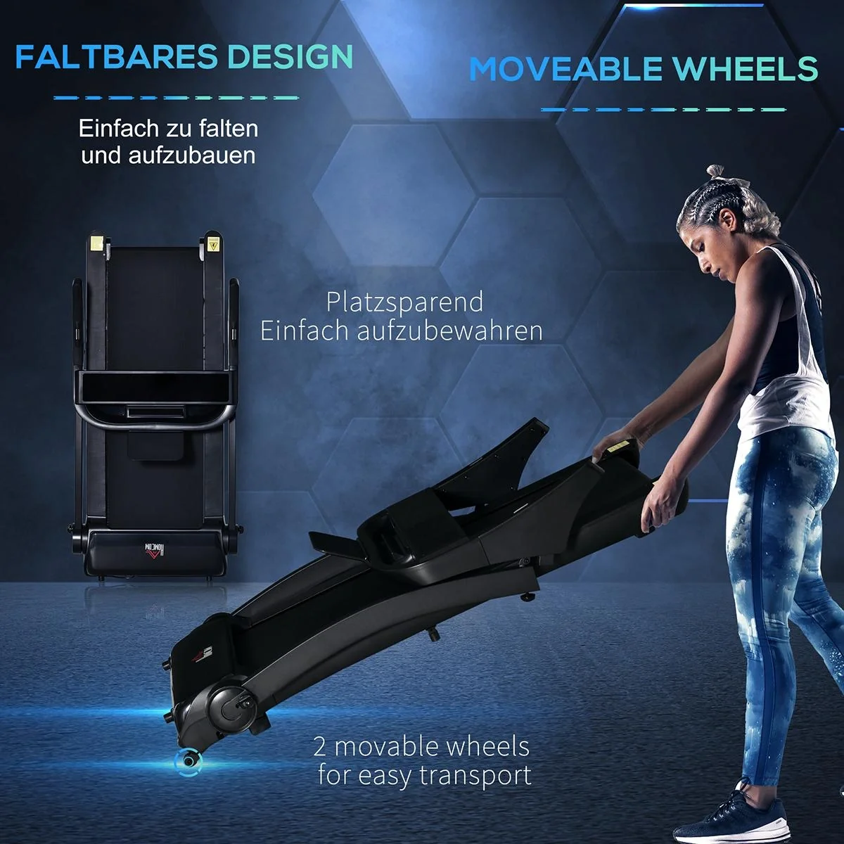 Laufband Klappbar elektrisch 550 W - 5