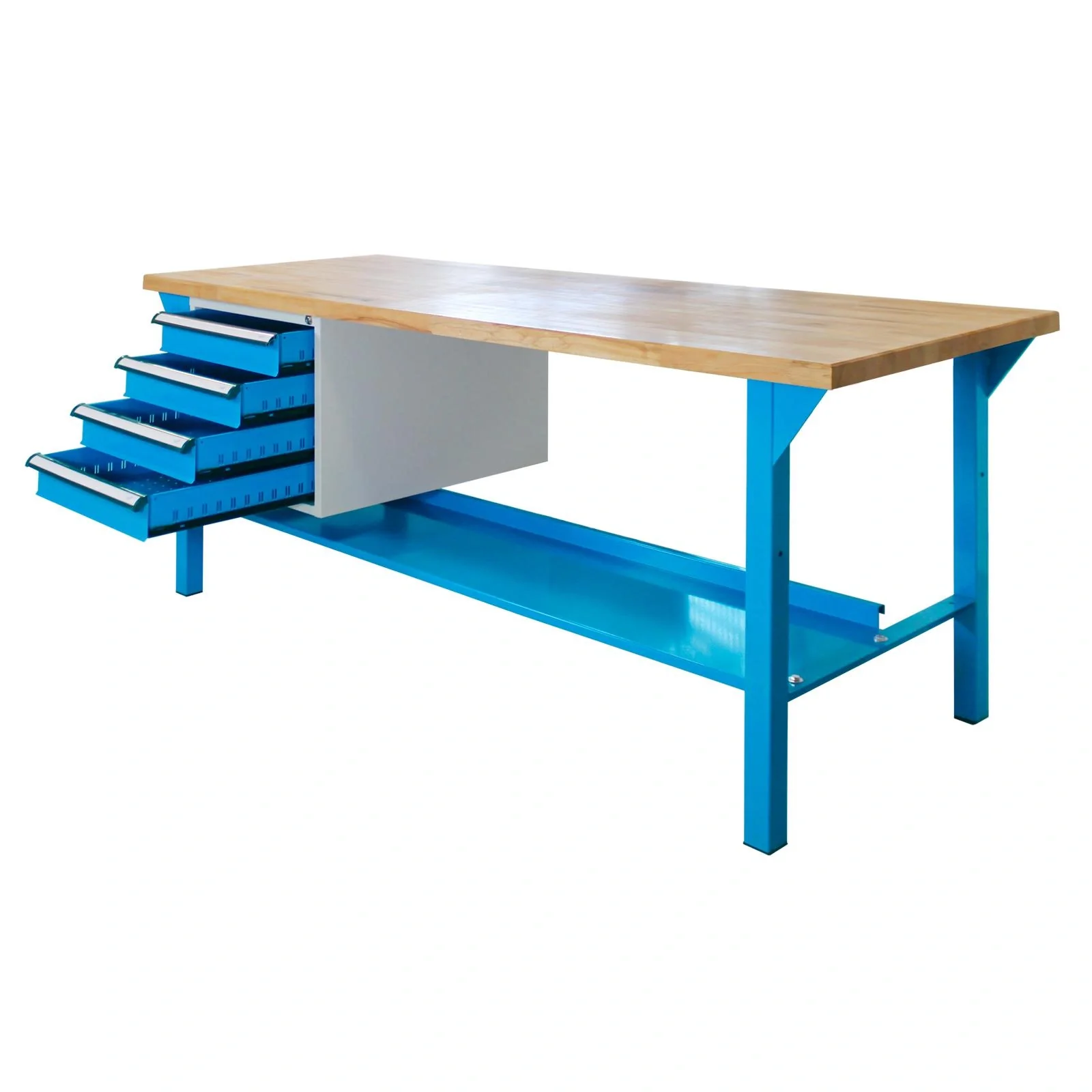 Werkbank 1500 mit Schubladenbox, 4 Schubladen - 6