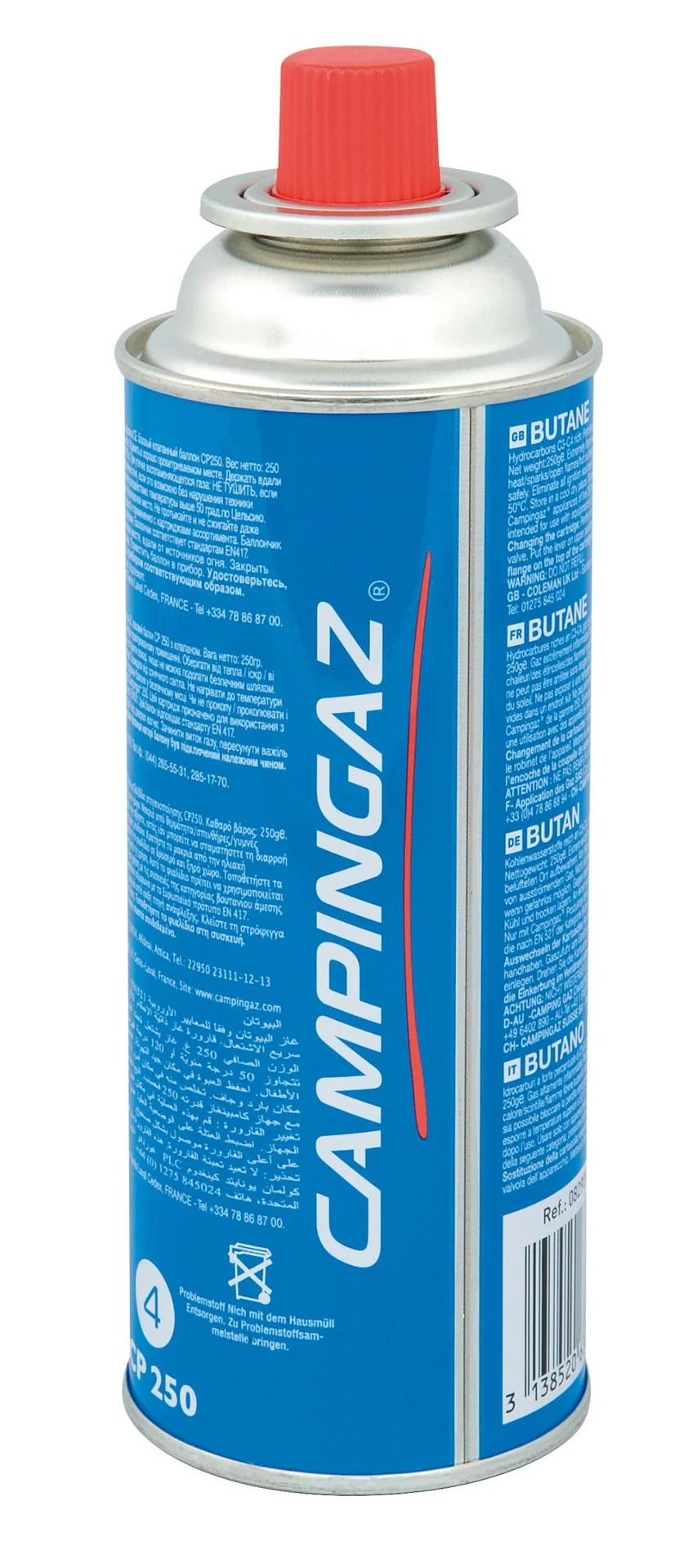 CP 250  Gas - Ventilkartusche mit 220 g Isobutangas - 1