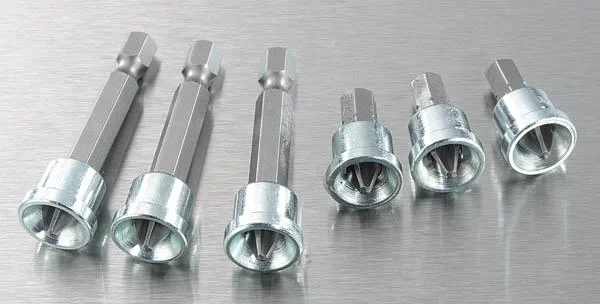 Schrauber- Bit Satz 6-teilig mit Tiefenstopp für Gipskartonplatten - 1
